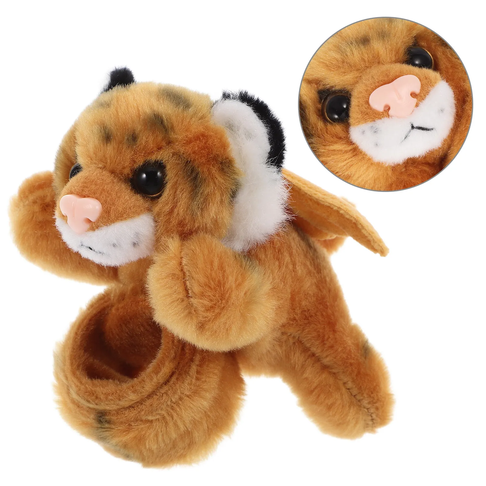 Animal Slap Bracelet Tiger Realistic Jungle Theme Birthday Party Favor Soft Stuffed Animal Snap Wrist Decoration Kids
Animal Slap Bracelet Tiger Realistic Jungle Theme Birthday Party Favor Soft Stuffed Animal Snap Wrist Decoration Kids