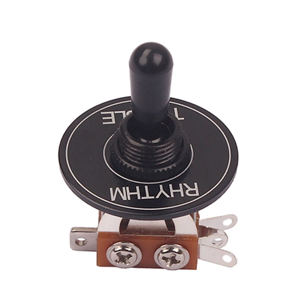 3 Way Black Switch Gasket Rhythm Treble Ring Guitar Toggle Parts Aluminum Alloy Noise Free Easy Install Replacement Electric
3 Way Black Switch Gasket Rhythm Treble Ring Guitar Toggle Parts Aluminum Alloy Noise Free Easy Install Replacement Electric