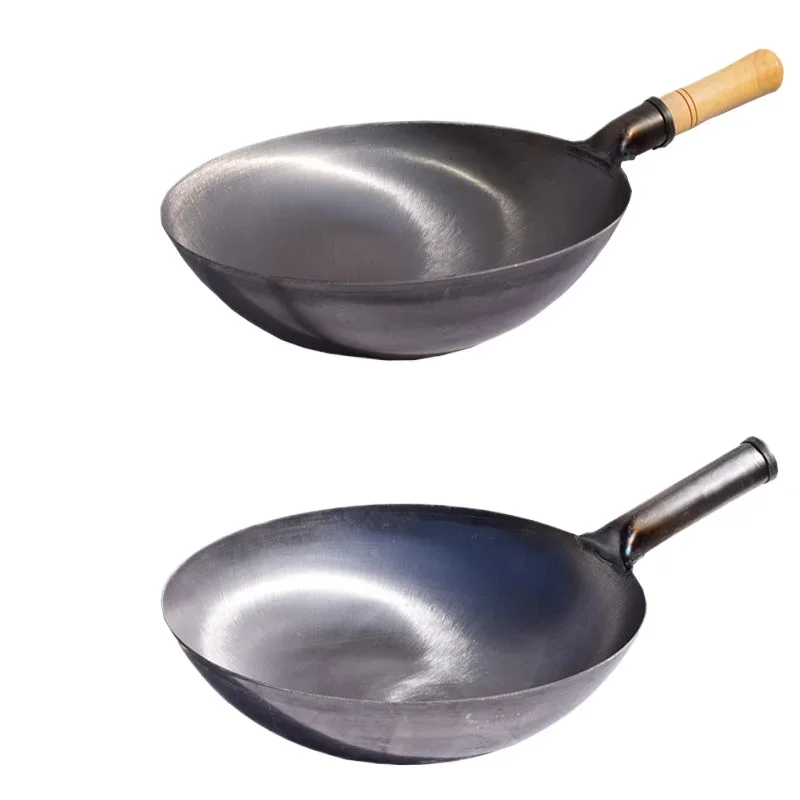 Carbon Steel Wok,12.6" Round Bottom Woks Pan Uncoated Nonstick Pot,Pre-Seasoned Chinese Wok Kitchen Cookware for Gas Cooktop
Carbon Steel Wok,12.6" Round Bottom Woks Pan Uncoated Nonstick Pot,Pre-Seasoned Chinese Wok Kitchen Cookware for Gas Cooktop