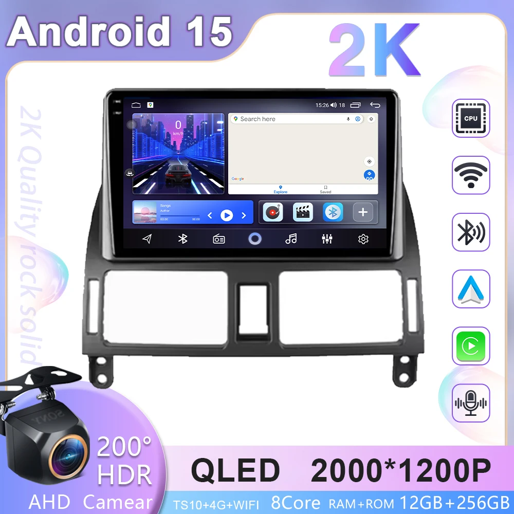 Android 15 WIFI 4G Head Unit For Toyota Avensis T250 2003 -2009 Car Multimedia Video Player Stereo Radio GPS Navigation No 2din
Android 15 WIFI 4G Head Unit For Toyota Avensis T250 2003 -2009 Car Multimedia Video Player Stereo Radio GPS Navigation No 2din