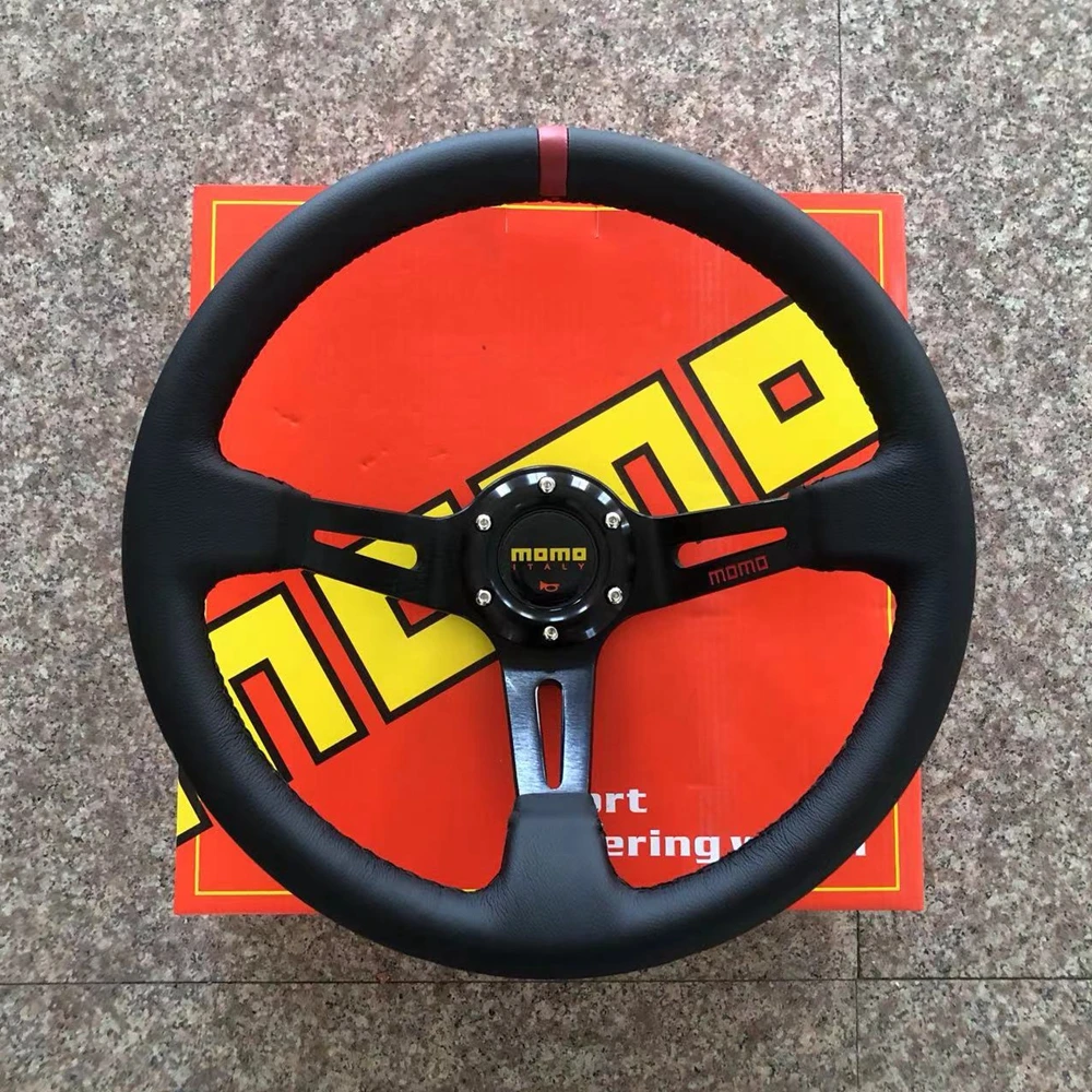 14Inch Universal Racing MOMO Steering Wheel Car Rally Drift Leather JDM Steering Wheel Volantes For HONDA TOYOTA BMW VW Volvo
14Inch Universal Racing MOMO Steering Wheel Car Rally Drift Leather JDM Steering Wheel Volantes For HONDA TOYOTA BMW VW Volvo