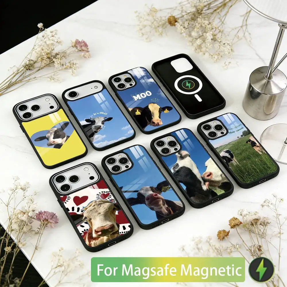 Funny cute cows Phone Case For iPhone17,16,15,14,13,12,11 Plus,Pro Magnetic with Magsafe Wireless Charging
Funny cute cows Phone Case For iPhone17,16,15,14,13,12,11 Plus,Pro Magnetic with Magsafe Wireless Charging