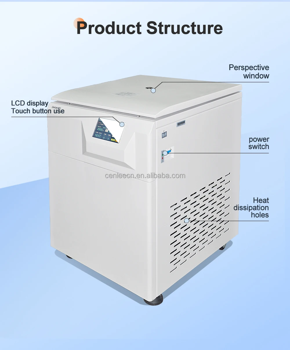 CL-5MC 6000rpm 4L 3L Low Speed Non-refrigerated Centrifuge Large Capacity Laboratory Centrifuge for University Institute
CL-5MC 6000rpm 4L 3L Low Speed Non-refrigerated Centrifuge Large Capacity Laboratory Centrifuge for University Institute