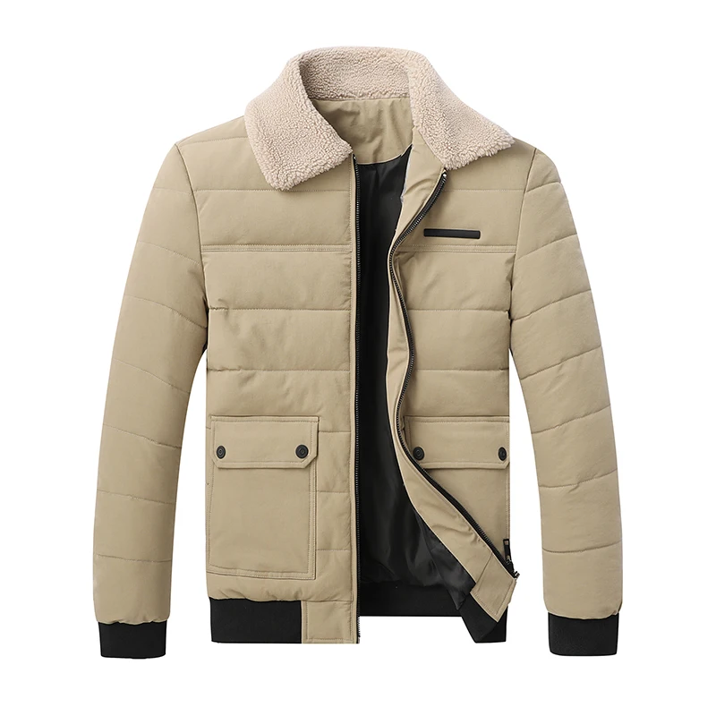 Теплые мужские хлопковые пальто с меховым воротником, зимние утолщенные ветрозащитные мужские парки 2026, модные повседневные мужские куртки на молнии, удобные
Теплые мужские хлопковые пальто с меховым воротником, зимние утолщенные ветрозащитные мужские парки 2026, модные повседневные мужские куртки на молнии, удобные
