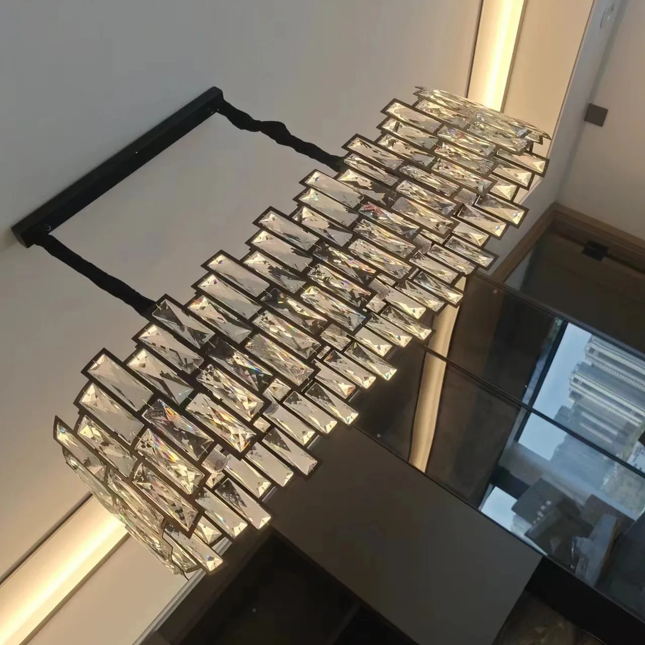New Crystal Chandelier Lamps Black Luxury Designer Ceiling Hanging Lamp Fixtures Living room Dining Bedroom Restautant Lighting
New Crystal Chandelier Lamps Black Luxury Designer Ceiling Hanging Lamp Fixtures Living room Dining Bedroom Restautant Lighting