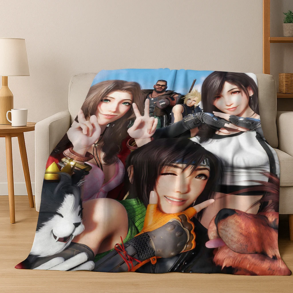 Cartoon Final Fantasy Sephiroth Cloud Tifa Game Flannel Blanket,Warm and Cozy Soft Throw Blanket for Home Bedroom Bed Sofa Kid
Cartoon Final Fantasy Sephiroth Cloud Tifa Game Flannel Blanket,Warm and Cozy Soft Throw Blanket for Home Bedroom Bed Sofa Kid