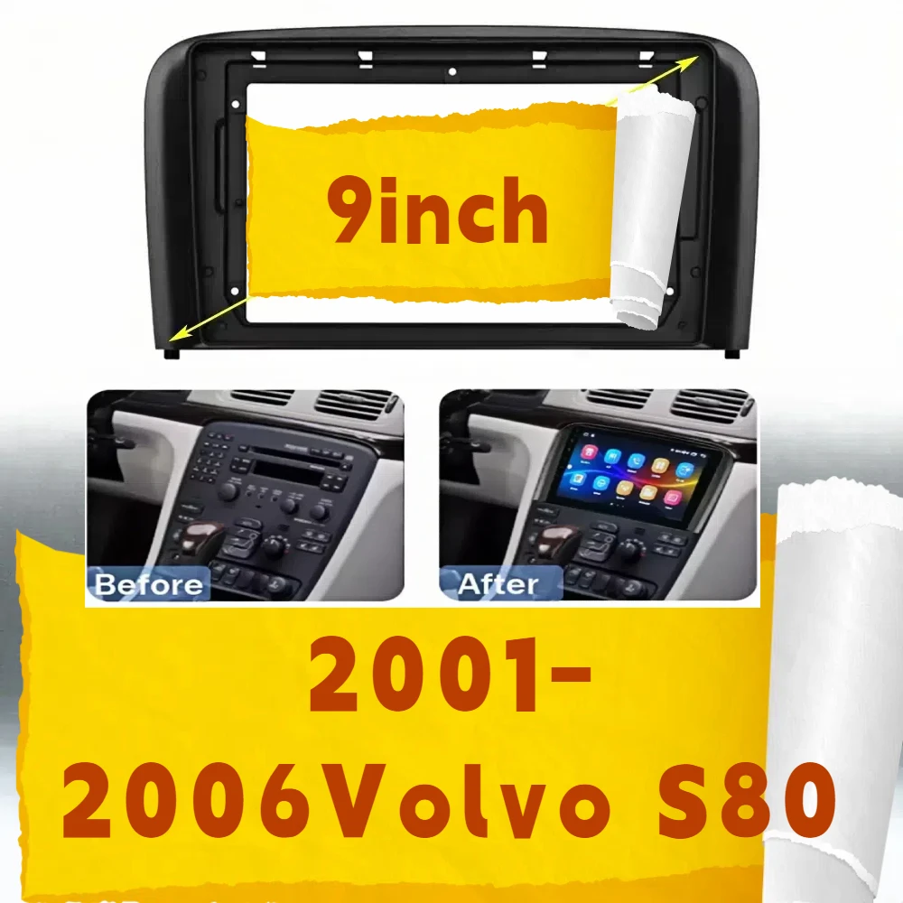 2 Din Car Radio Fascia for Volvo S80 1998-2006 DVD Stereo Frame Plate Adapter Mounting Dash Installation Bezel Trim Kit
2 Din Car Radio Fascia for Volvo S80 1998-2006 DVD Stereo Frame Plate Adapter Mounting Dash Installation Bezel Trim Kit