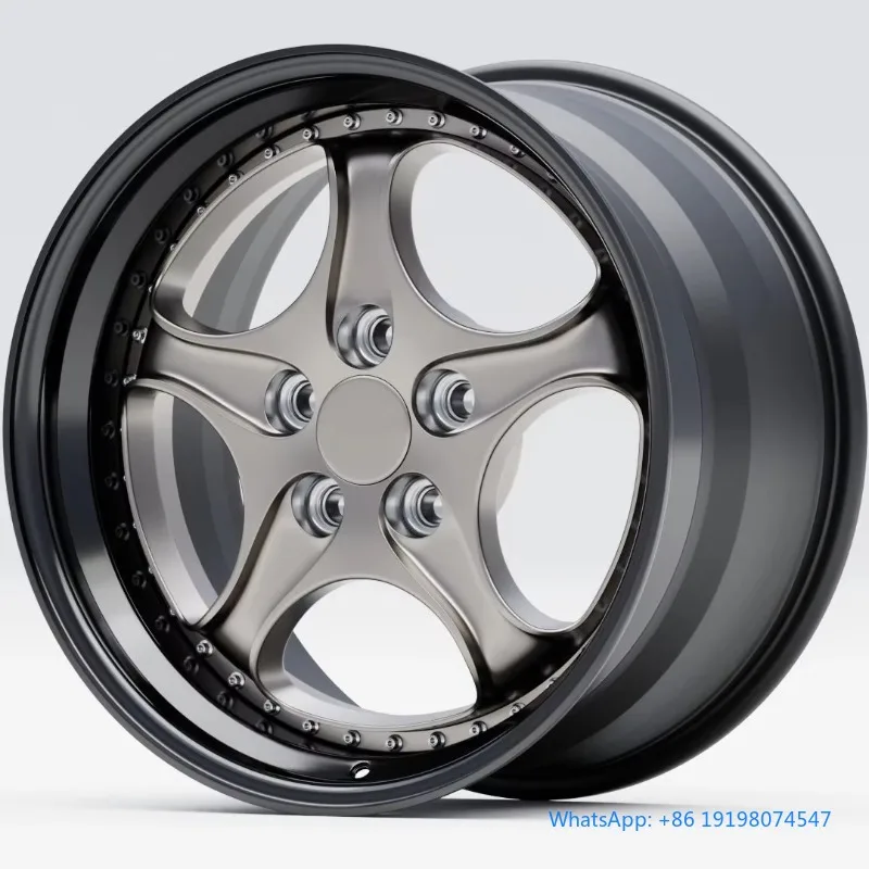Custom Forged Aluminum Alloy Two-piece Five-spoke Sport Passenger Car Wheel Rims High Performance Design
Custom Forged Aluminum Alloy Two-piece Five-spoke Sport Passenger Car Wheel Rims High Performance Design