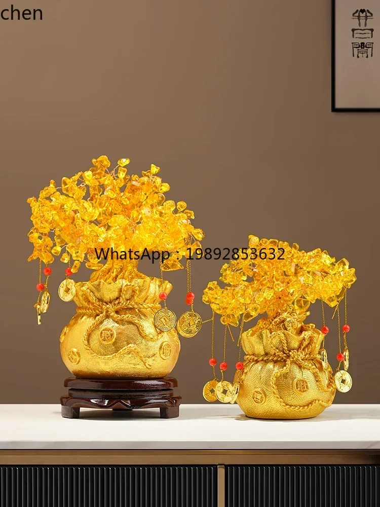 GZ/New Chinese Fortune Tree Lucky Ornament Living Room Desktop TV Cabinet Decoration Crafts Opening Gifts Housewarming Gifts
GZ/New Chinese Fortune Tree Lucky Ornament Living Room Desktop TV Cabinet Decoration Crafts Opening Gifts Housewarming Gifts