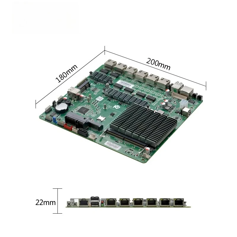 New Industrial Firewall Motherboard Celeron J4125 DDR3 VGA Integrated GPIO RS232 COM 6 WGI226V Gigabit LAN Fanless Mini
New Industrial Firewall Motherboard Celeron J4125 DDR3 VGA Integrated GPIO RS232 COM 6 WGI226V Gigabit LAN Fanless Mini