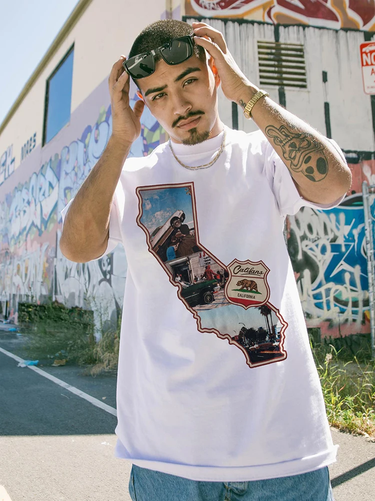 CaliFans Spring Summer Heavyweight 310g California Streetwear Printed Loose round Neck Short Sleeve T-Shirt Unisex
CaliFans Spring Summer Heavyweight 310g California Streetwear Printed Loose round Neck Short Sleeve T-Shirt Unisex