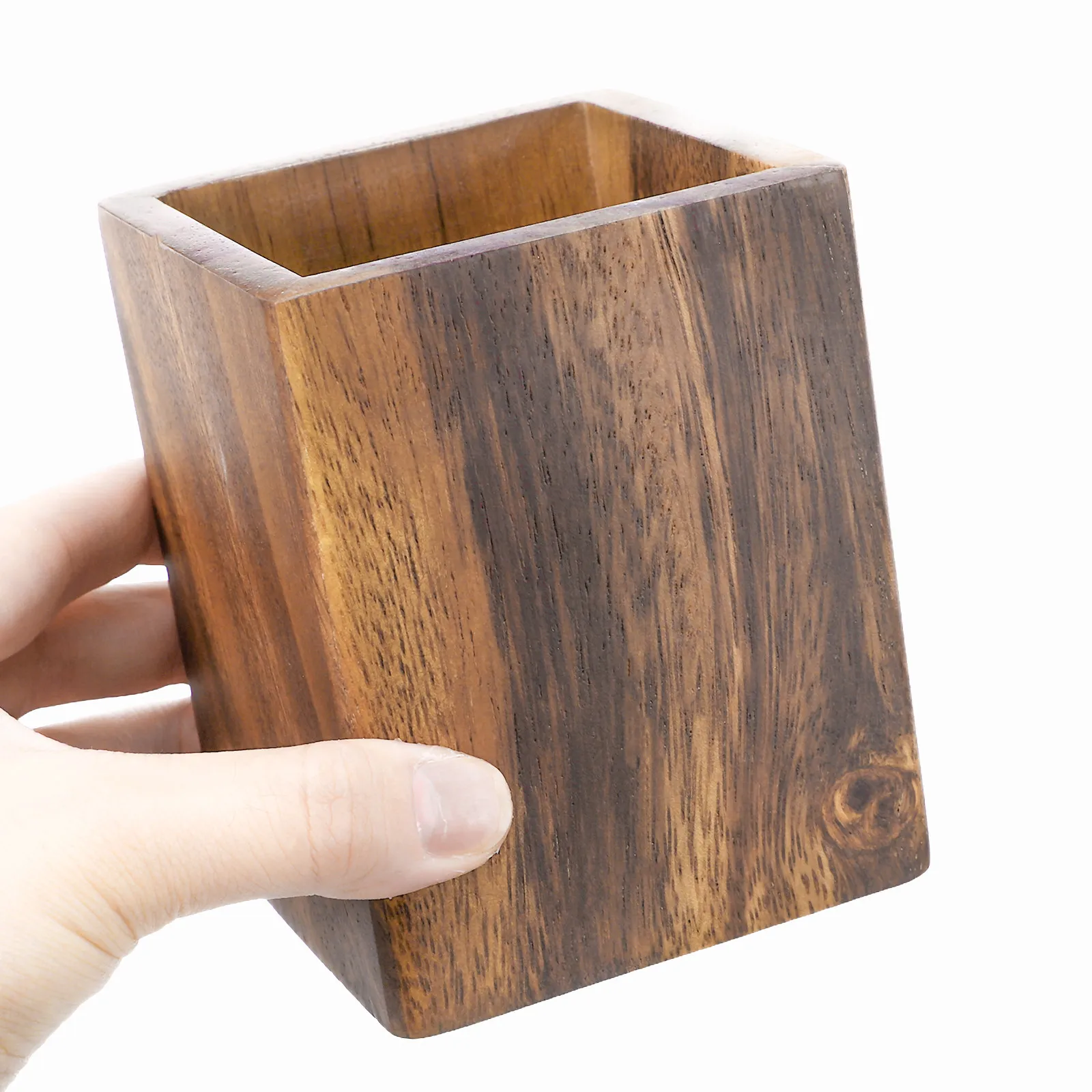 Handpolished Walnut Wood Pen Cup Holder Desktop Organizer Natural Grain Rustic Desk Pencil Stand for Stationery Office Supplies
Handpolished Walnut Wood Pen Cup Holder Desktop Organizer Natural Grain Rustic Desk Pencil Stand for Stationery Office Supplies