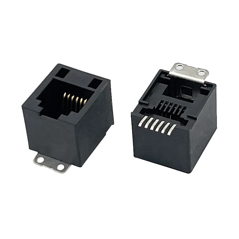 15PCS RJ12 Connector SMT Telephone Port 6P6C Modular Jack PCB Female Black 180 Degree All-Plastic RJ25 Socket
15PCS RJ12 Connector SMT Telephone Port 6P6C Modular Jack PCB Female Black 180 Degree All-Plastic RJ25 Socket