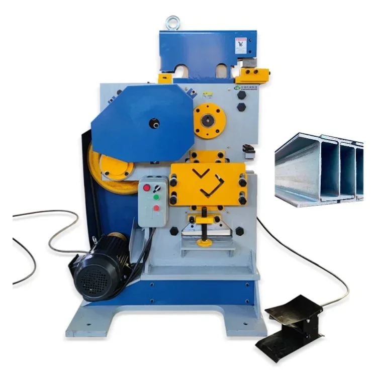 CNC small pneumatic press 2 TONS C frame table operated manual mini combined punching and shearing machine
CNC small pneumatic press 2 TONS C frame table operated manual mini combined punching and shearing machine