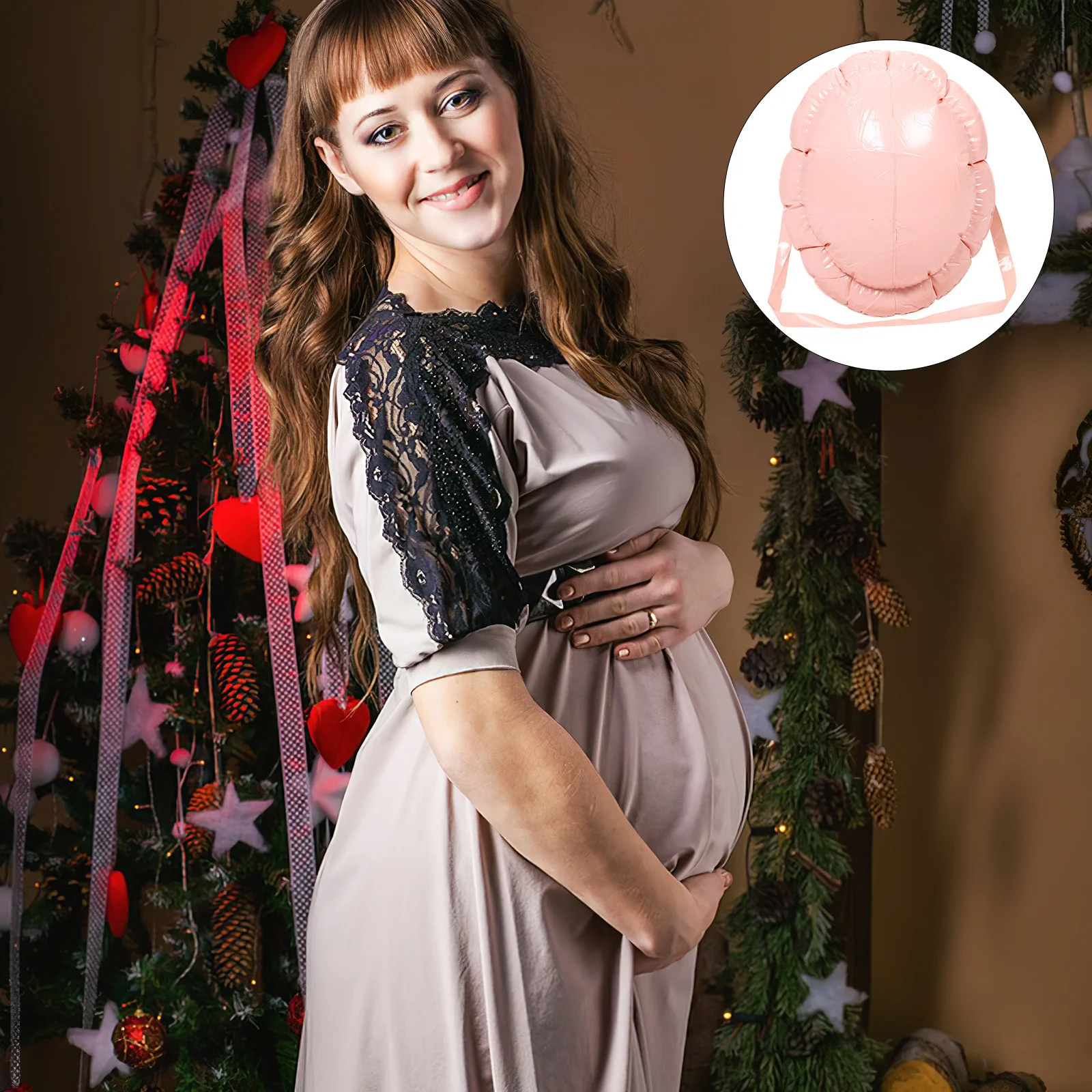 Fake Belly for Halloween Cosplay Inflatable Santa Pregnancy Simulation Theatrical Performance Portable Convenient Unisex Costume
Fake Belly for Halloween Cosplay Inflatable Santa Pregnancy Simulation Theatrical Performance Portable Convenient Unisex Costume