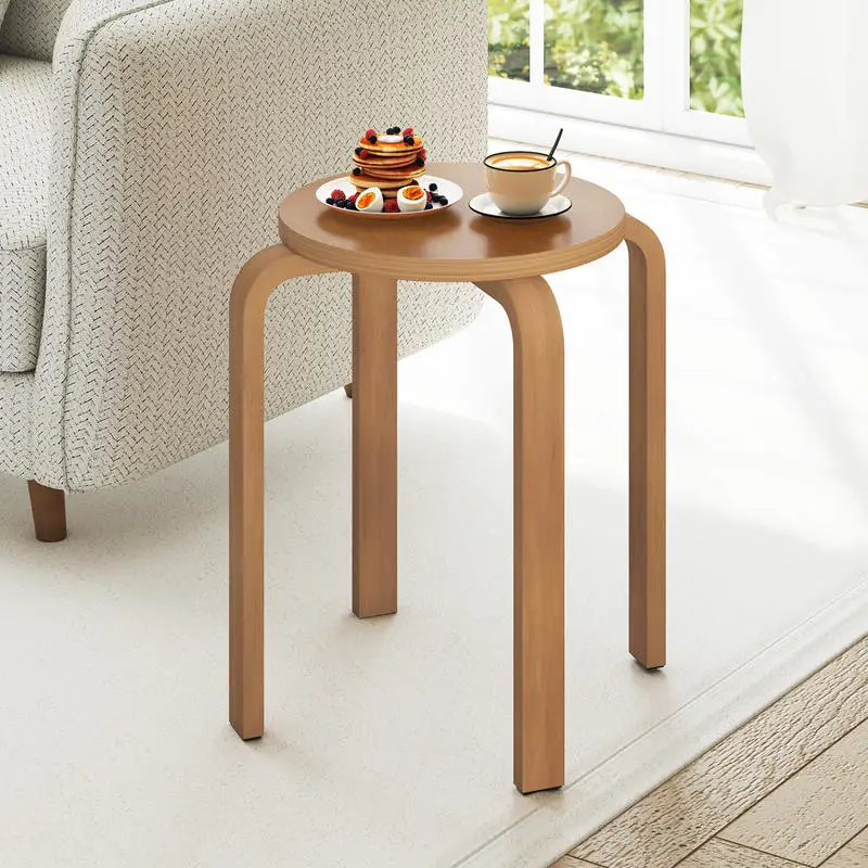 Set of 4 18 Inch Stackable Bentwood Dining Chairs with Round Top-Walnut
Set of 4 18 Inch Stackable Bentwood Dining Chairs with Round Top-Walnut