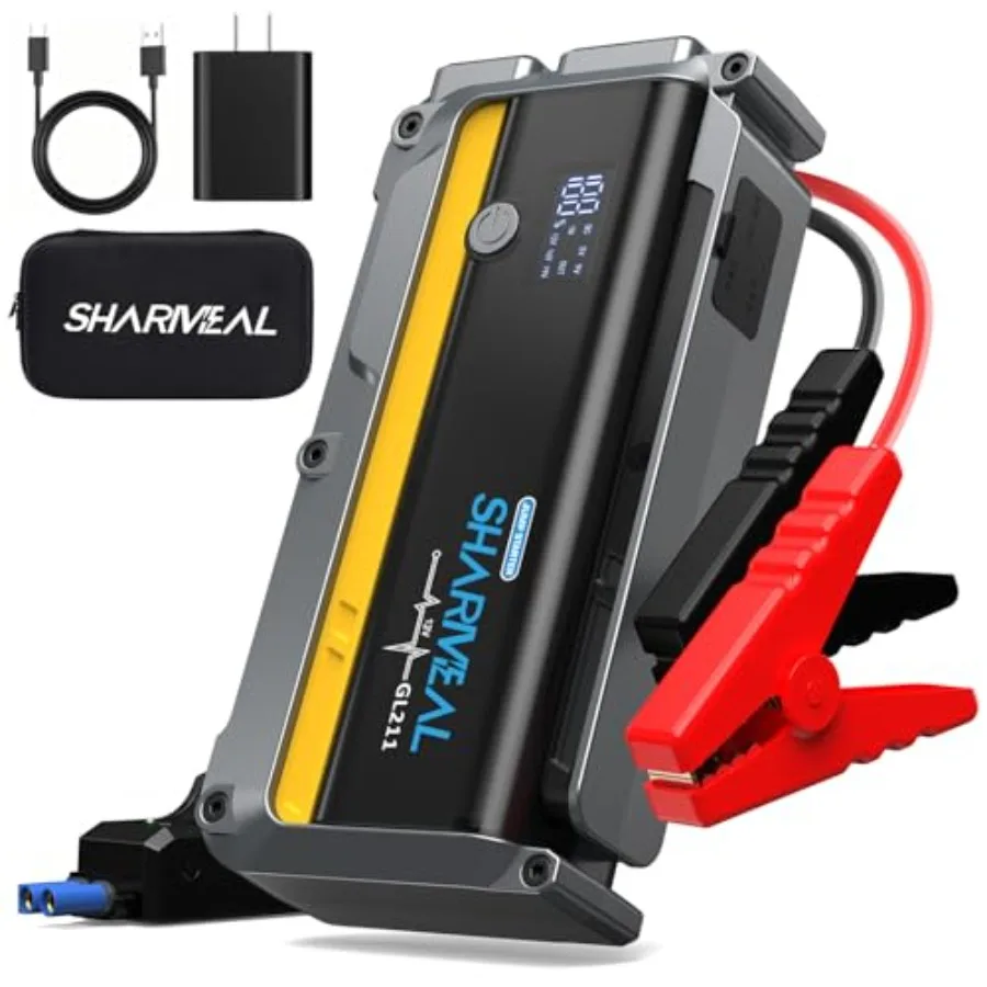 7000A Car Battery Jump Starter 12000mAh Car Jumper Starter Battery Pack for Up to All Gas and 12.0L Diesel Engines 12V Portable
7000A Car Battery Jump Starter 12000mAh Car Jumper Starter Battery Pack for Up to All Gas and 12.0L Diesel Engines 12V Portable