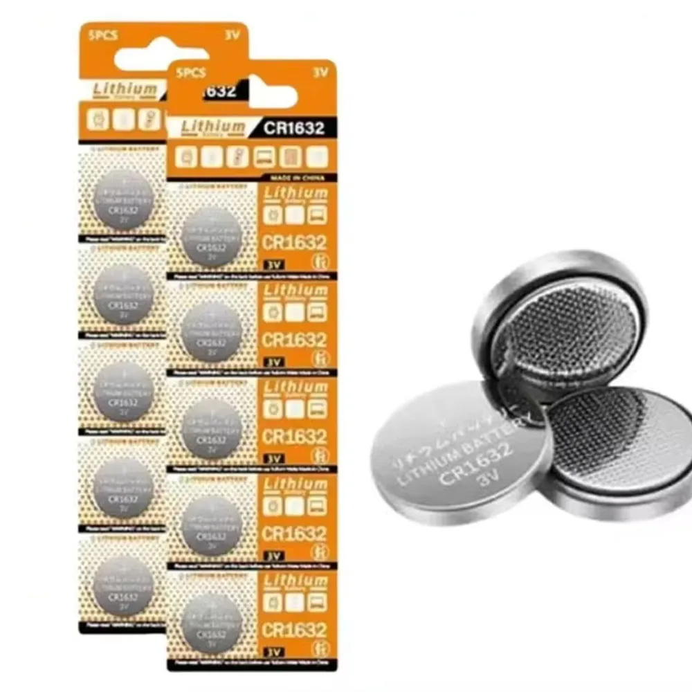10PCS CR1632 BR1632 DL1632 ECR1632 KCR1632 LM1632 3V Lithium Coin Button Batteries for Watches and Calculators
10PCS CR1632 BR1632 DL1632 ECR1632 KCR1632 LM1632 3V Lithium Coin Button Batteries for Watches and Calculators