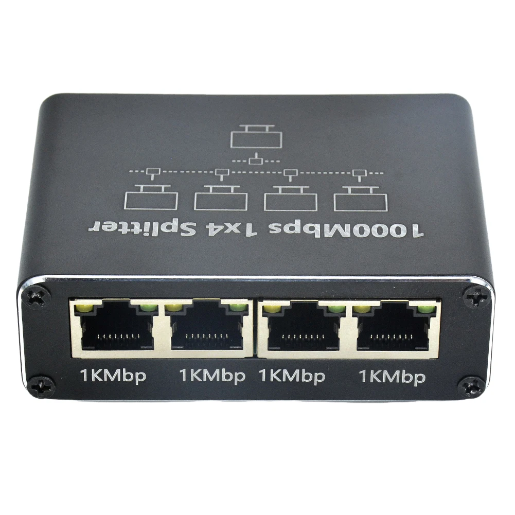 Ethernet Splitter 1 To 3/4 1000Mbps Internet Cable Splitter Network RJ45 Splitter RJ45 Ethernet Splitter Adapter for Router
Ethernet Splitter 1 To 3/4 1000Mbps Internet Cable Splitter Network RJ45 Splitter RJ45 Ethernet Splitter Adapter for Router