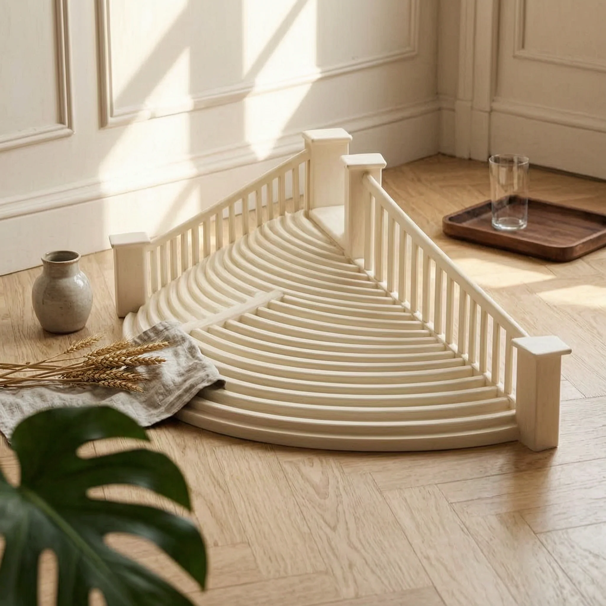 Dollhouse Staircase Handrail Design Round Staircase Miniature Decor Micro Landscape Ready to Place
Dollhouse Staircase Handrail Design Round Staircase Miniature Decor Micro Landscape Ready to Place