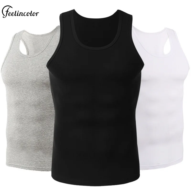 Men's Seamless Pure Cotton Bottom Shirt Summer Casual Sleeveless Black White Gray Loose Top T-Shirt Hurdle Fitness Sports Vest
Men's Seamless Pure Cotton Bottom Shirt Summer Casual Sleeveless Black White Gray Loose Top T-Shirt Hurdle Fitness Sports Vest