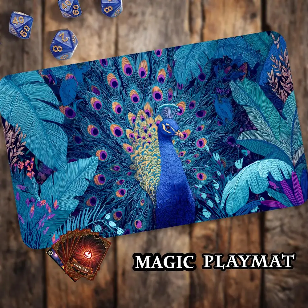 Gorgeous Blue Peacock MTG Playmat Magic Card Mat with Stitched Edge Non-Slip Durable Tabletop playmat Board Game Mat for TCG
Gorgeous Blue Peacock MTG Playmat Magic Card Mat with Stitched Edge Non-Slip Durable Tabletop playmat Board Game Mat for TCG