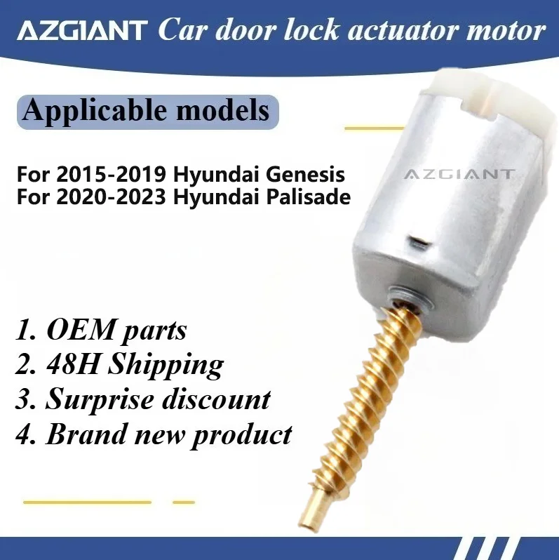 AZGIANT FC-280SC-20150 Car Latch Door Lock Actuator Motor for Hyundai Genesis/Palisade Front L/R Direct Current Motor metal
AZGIANT FC-280SC-20150 Car Latch Door Lock Actuator Motor for Hyundai Genesis/Palisade Front L/R Direct Current Motor metal