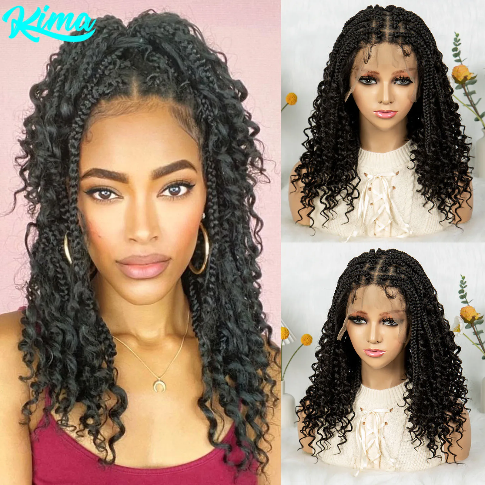 KIMA Синтетические плетеные парики Locs Braids Африканские с детской коробкой для волос Плетеные парики Полные кружевные вьющиеся дреды Парики для женщин
KIMA Синтетические плетеные парики Locs Braids Африканские с детской коробкой для волос Плетеные парики Полные кружевные вьющиеся дреды Парики для женщин