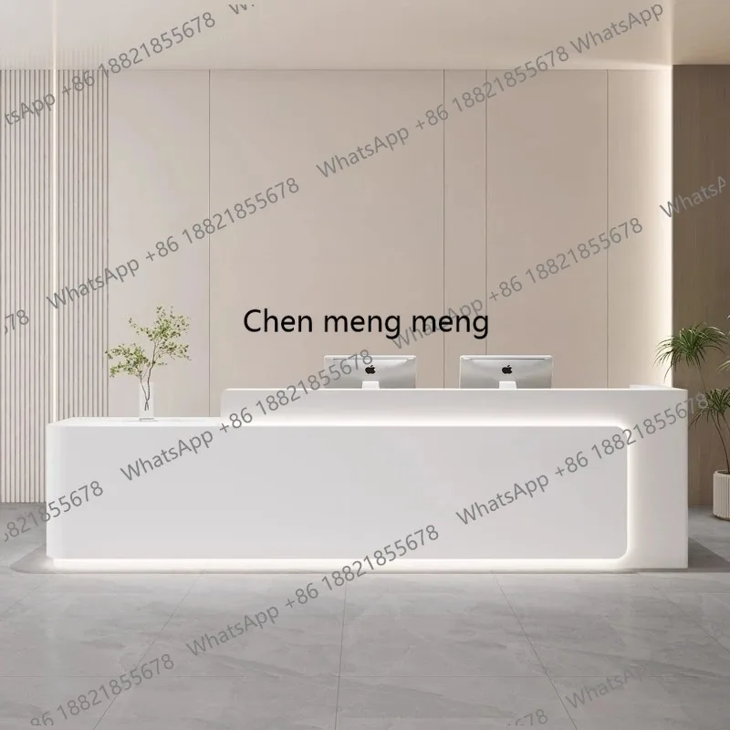 Nordic Cream Style Reception Desks Modern Design Hotel Beauty Salon Cashier Desk Luxury Office Furniture Atril Conferencia
Nordic Cream Style Reception Desks Modern Design Hotel Beauty Salon Cashier Desk Luxury Office Furniture Atril Conferencia