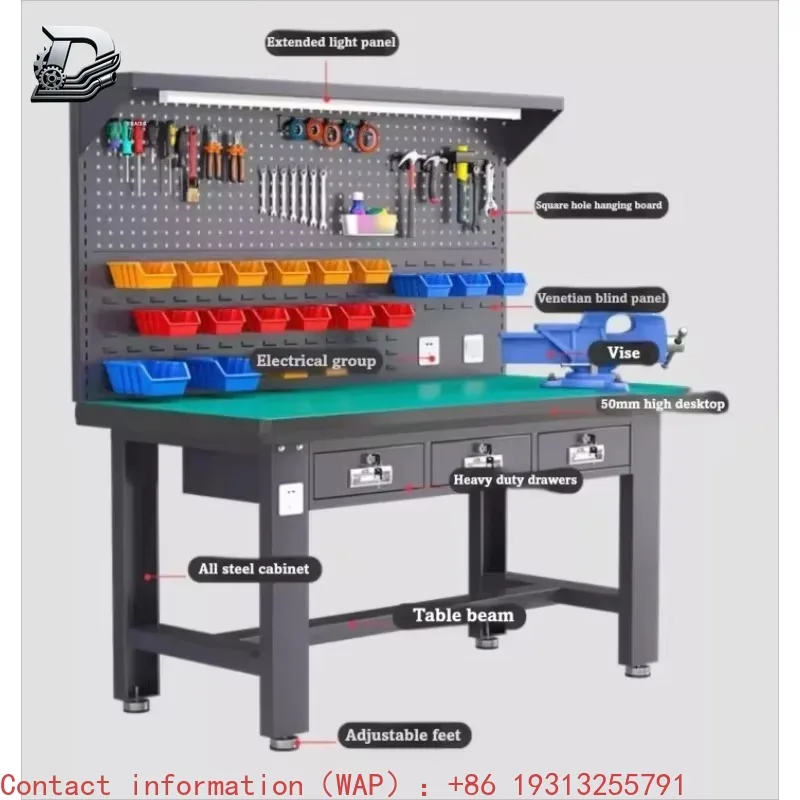 【Best-selling】ESD Protected 1.8M Industrial Workbench With Drawers Heavy Static Control Table For Electronics Workshop Lab
【Best-selling】ESD Protected 1.8M Industrial Workbench With Drawers Heavy Static Control Table For Electronics Workshop Lab