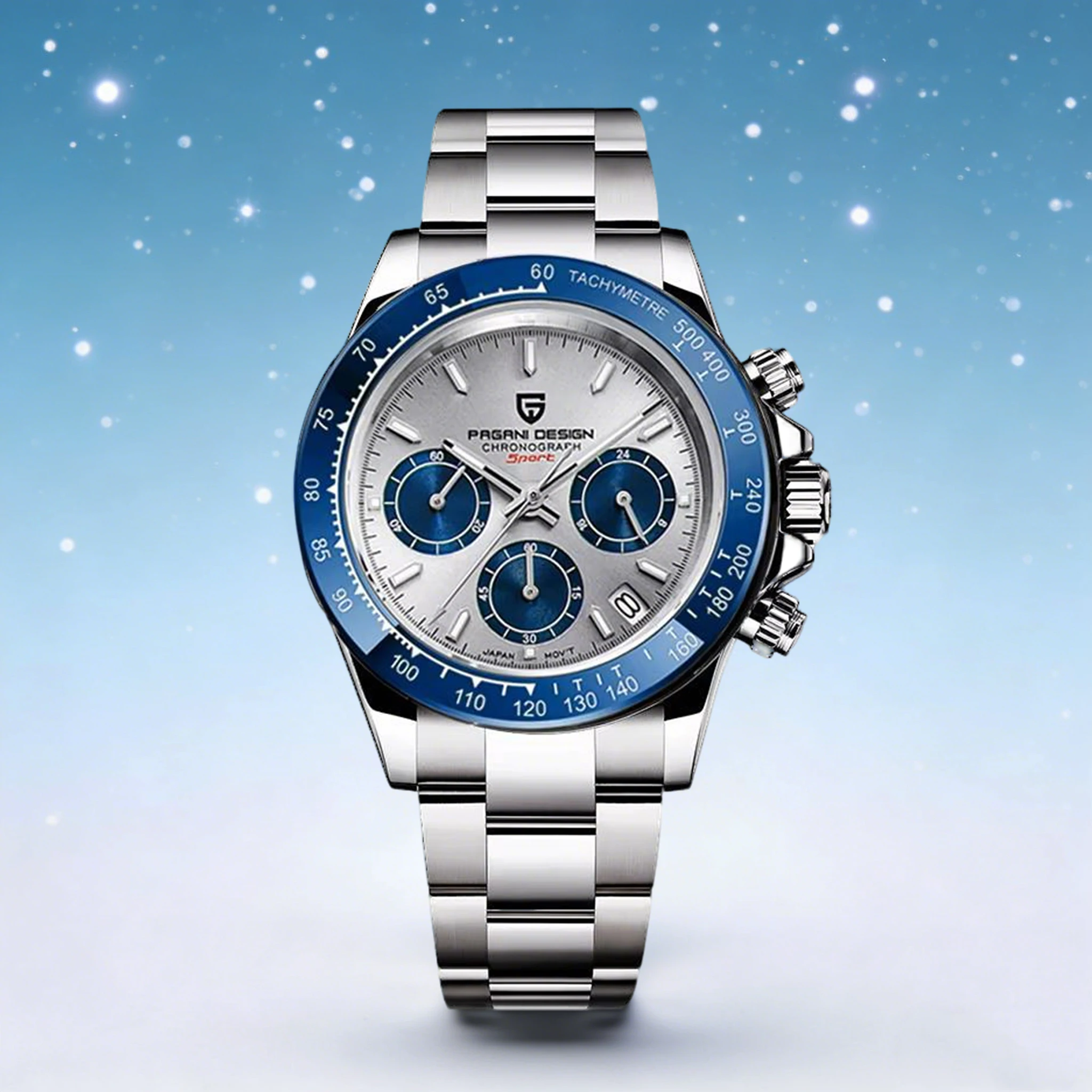 PAGANI DESIGN Men's Elegant Quartz Watch Light Luxury Trend Style Sapphire Glass Mirror Small Three-Pin Calendar Luminous Watch
PAGANI DESIGN Men's Elegant Quartz Watch Light Luxury Trend Style Sapphire Glass Mirror Small Three-Pin Calendar Luminous Watch