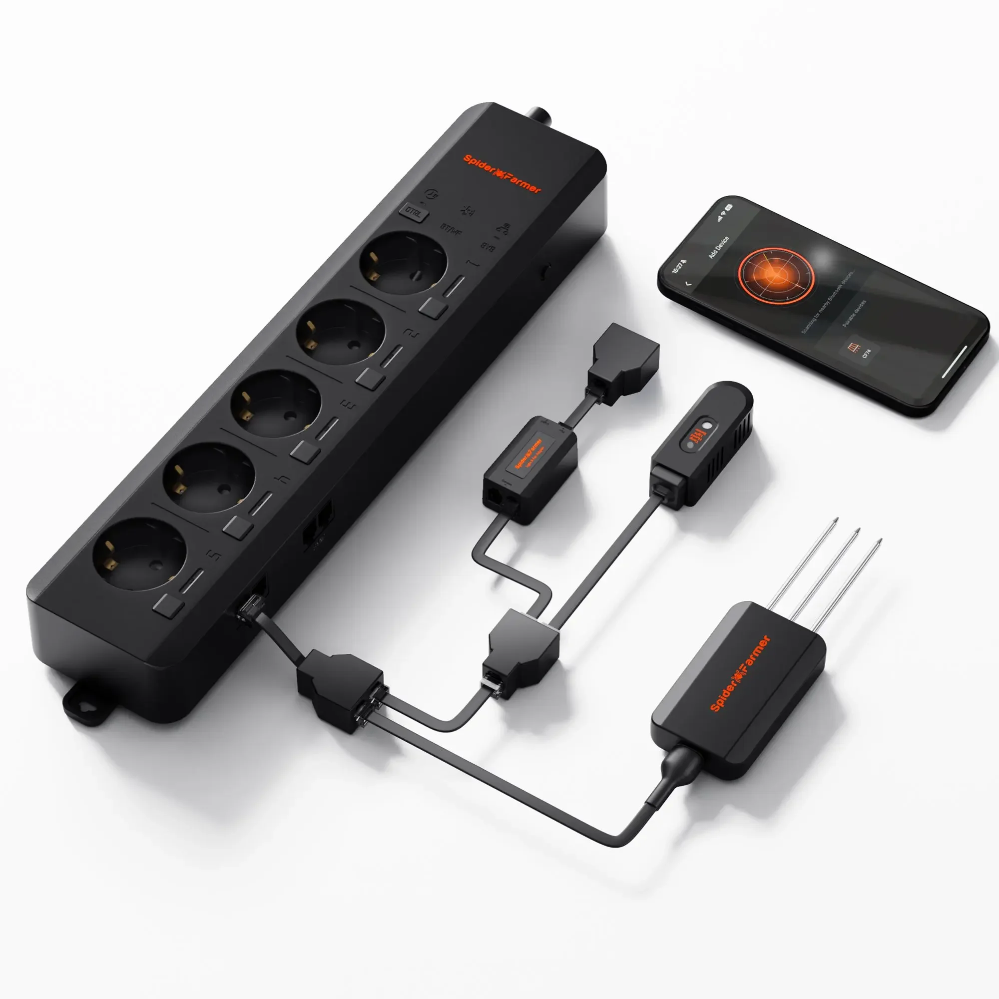 Smart Grow System AC5 Power Strip Kits Led Light App-Based Smart Controls for Grow Room Tent Spider Farmer GGS
Smart Grow System AC5 Power Strip Kits Led Light App-Based Smart Controls for Grow Room Tent Spider Farmer GGS