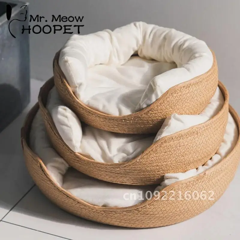 Accessaries Four Seasons Pet Bed Kennel for Cat Puppy Dog Pet Bamboo Beds Sofa Weaving Cat Cozy Nest Hoopet Handmade
Accessaries Four Seasons Pet Bed Kennel for Cat Puppy Dog Pet Bamboo Beds Sofa Weaving Cat Cozy Nest Hoopet Handmade