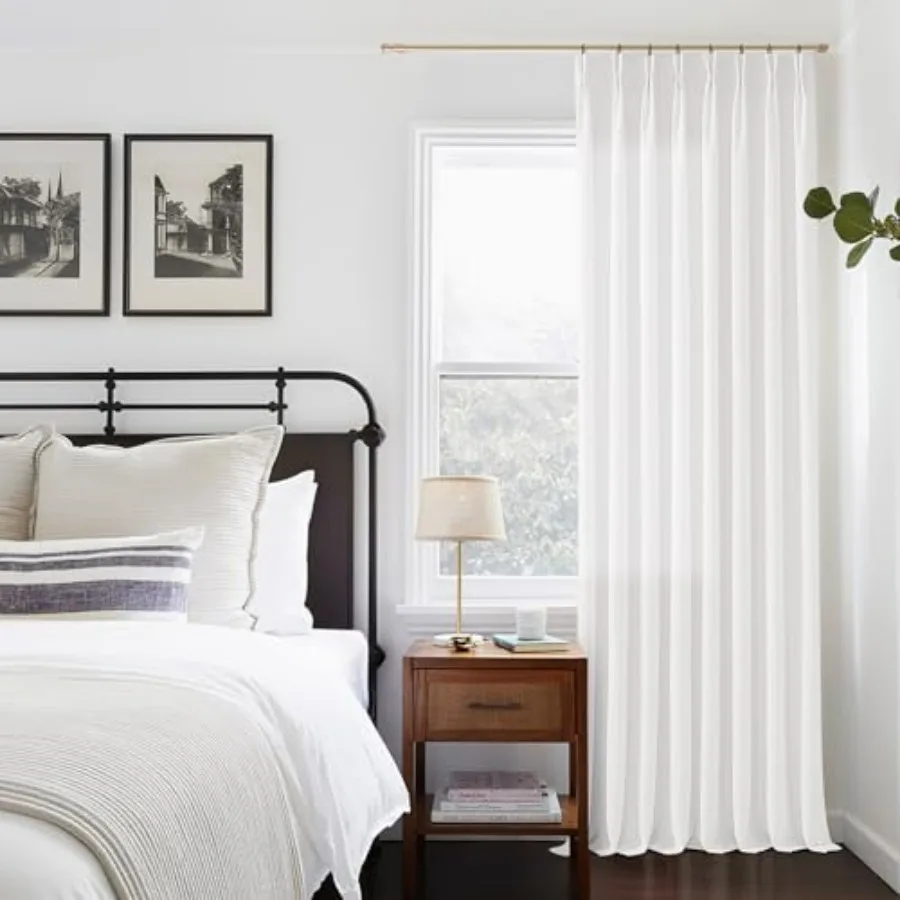 Pinch Pleated Curtains 102 Inch Long 50 Inch Width for Living Room Bedroom Memory Shape Trained Semi Sheer Pleat Drapes Hooks R
Pinch Pleated Curtains 102 Inch Long 50 Inch Width for Living Room Bedroom Memory Shape Trained Semi Sheer Pleat Drapes Hooks R