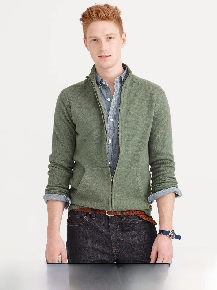 Ding u Wang Zha! Luxury Wool Silk Cardigan Jaet Casual Busin Commute Outerwear Stand Fit Long Sve Youth Faion
Ding u Wang Zha! Luxury Wool Silk Cardigan Jaet Casual Busin Commute Outerwear Stand Fit Long Sve Youth Faion