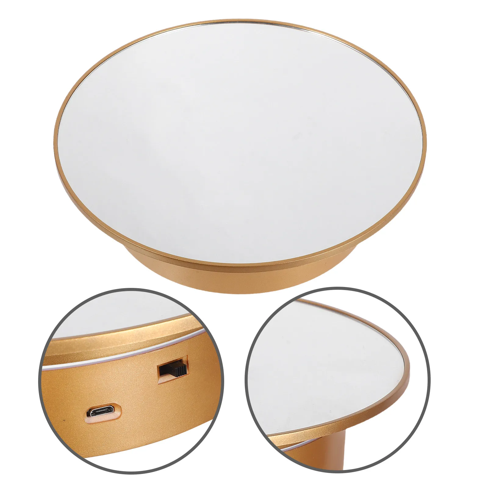 Электрическая вращающаяся подставка-витрина, маленькая поворотная платформа для ювелирных изделий, для прямых трансляций, видеозаписи, демонстрации товаров и фотосъемки
Электрическая вращающаяся подставка-витрина, маленькая поворотная платформа для ювелирных изделий, для прямых трансляций, видеозаписи, демонстрации товаров и фотосъемки