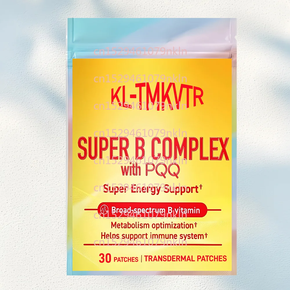 30 Patches Vitamin B Complex Plus Transdermal Patches with - Energy, Nerve, Immune, Skin Support
30 Patches Vitamin B Complex Plus Transdermal Patches with - Energy, Nerve, Immune, Skin Support