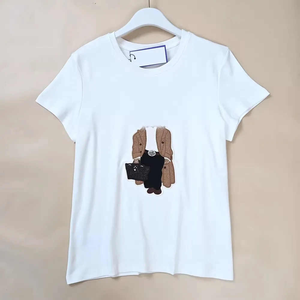 Ladies Cotton round Neck Short Sleeve T-Shirt Summer Patchwork Cartoon Pattern Standard Fit Women's Top Fashion Spring 2026
Ladies Cotton round Neck Short Sleeve T-Shirt Summer Patchwork Cartoon Pattern Standard Fit Women's Top Fashion Spring 2026