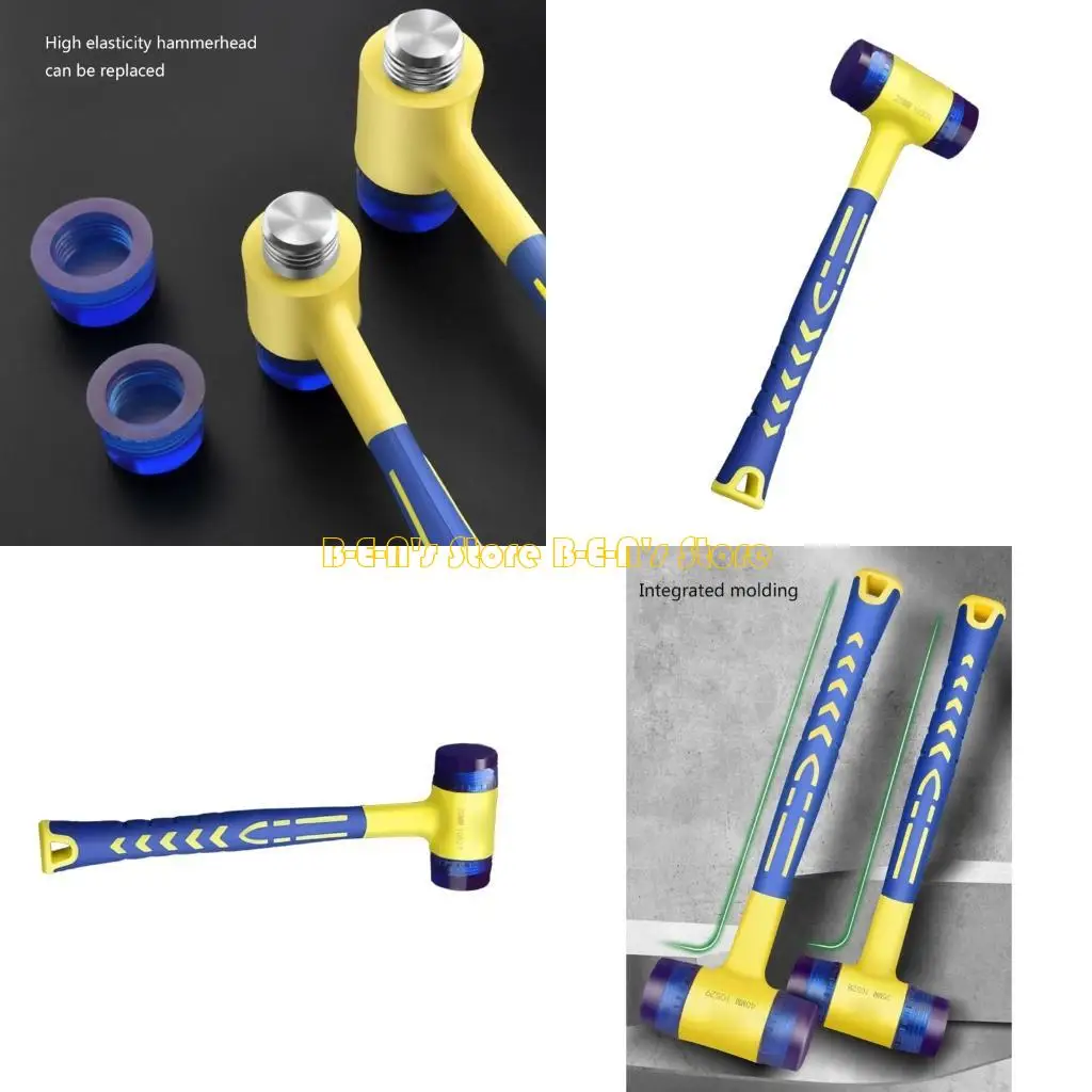 Y1AD Портативный двусторонний резиновый молоток со съемной ручкой, пригодный для удобной переноски, эффективного и безопасного
Y1AD Портативный двусторонний резиновый молоток со съемной ручкой, пригодный для удобной переноски, эффективного и безопасного