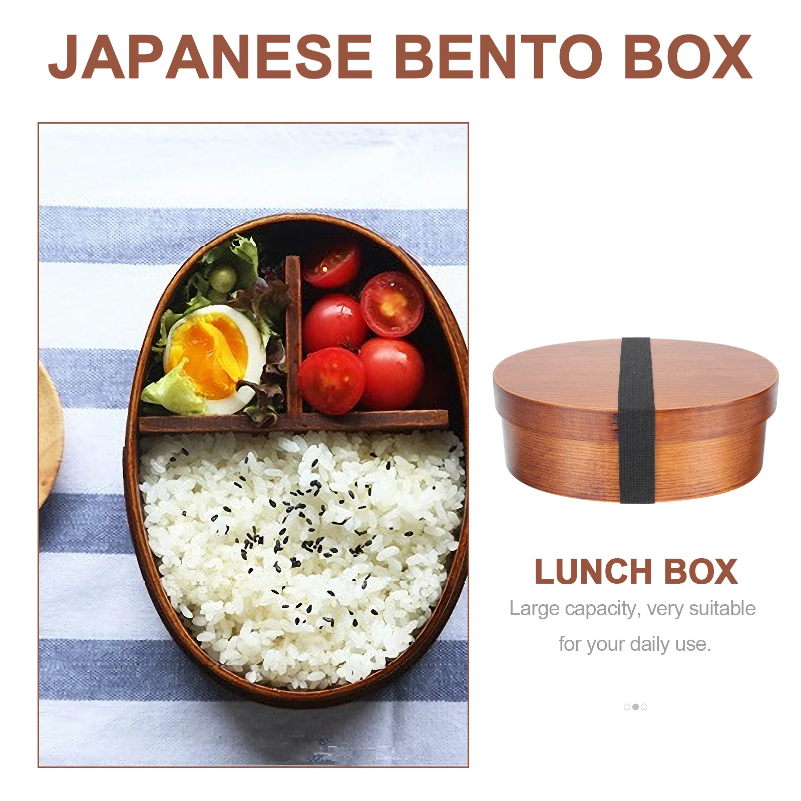 Wooden Sushi Bento Box Portable Lunch Box Food Container Sealed Cover Prevents Moisture Bugs for Family Work School Outdoor
Wooden Sushi Bento Box Portable Lunch Box Food Container Sealed Cover Prevents Moisture Bugs for Family Work School Outdoor
