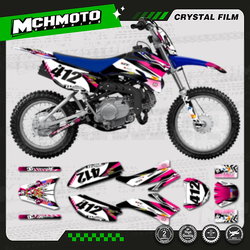 MCHMFG Motorcycle Graphics Background Decal Stickers For YAMAHA 2008-2021 TTR110 Number Name Custom
MCHMFG Motorcycle Graphics Background Decal Stickers For YAMAHA 2008-2021 TTR110 Number Name Custom