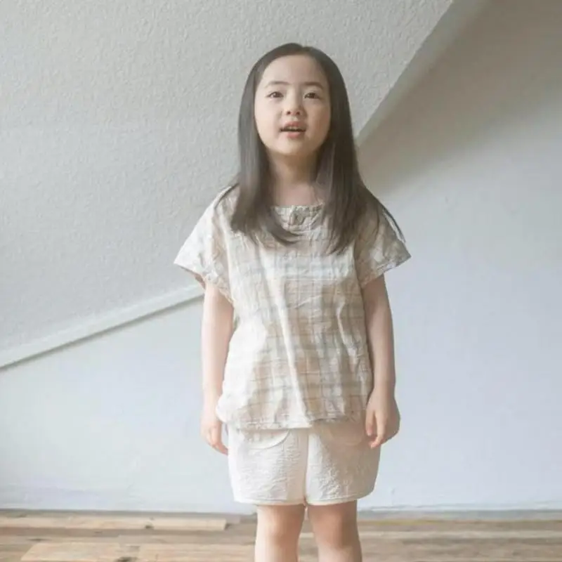 2025 Summer New Baby Short Sleeve T Shirts Cotton Girls Casual Plaid Tee Infant Toddler Thin Versatile Tops Baby Clothes
2025 Summer New Baby Short Sleeve T Shirts Cotton Girls Casual Plaid Tee Infant Toddler Thin Versatile Tops Baby Clothes
