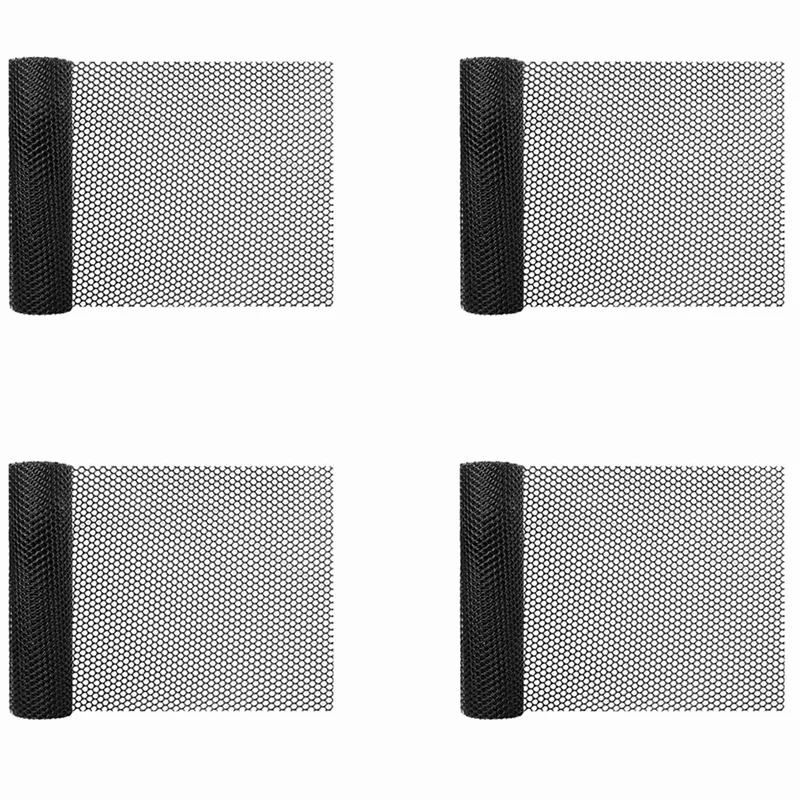 4 Pcs 15.7 Inch X 10FT Plastic Chicken Fence Mesh,Hexagonal Fencing Wire For Gardening, Poultry,Chicken Wire Frame Black
4 Pcs 15.7 Inch X 10FT Plastic Chicken Fence Mesh,Hexagonal Fencing Wire For Gardening, Poultry,Chicken Wire Frame Black