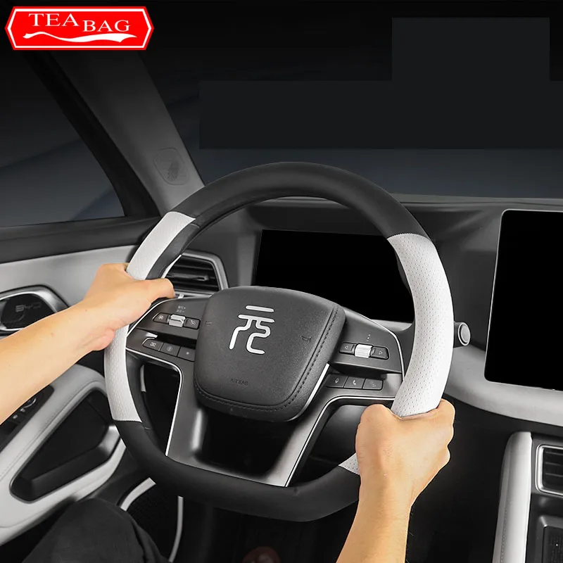 For BYD Yuan Pro Yuan UP EV 2024 Car Styling Steering Wheel Cover Hand Sewn Handle Cover Anti Slip&Sweat Proof Auto Accessories
For BYD Yuan Pro Yuan UP EV 2024 Car Styling Steering Wheel Cover Hand Sewn Handle Cover Anti Slip&Sweat Proof Auto Accessories
