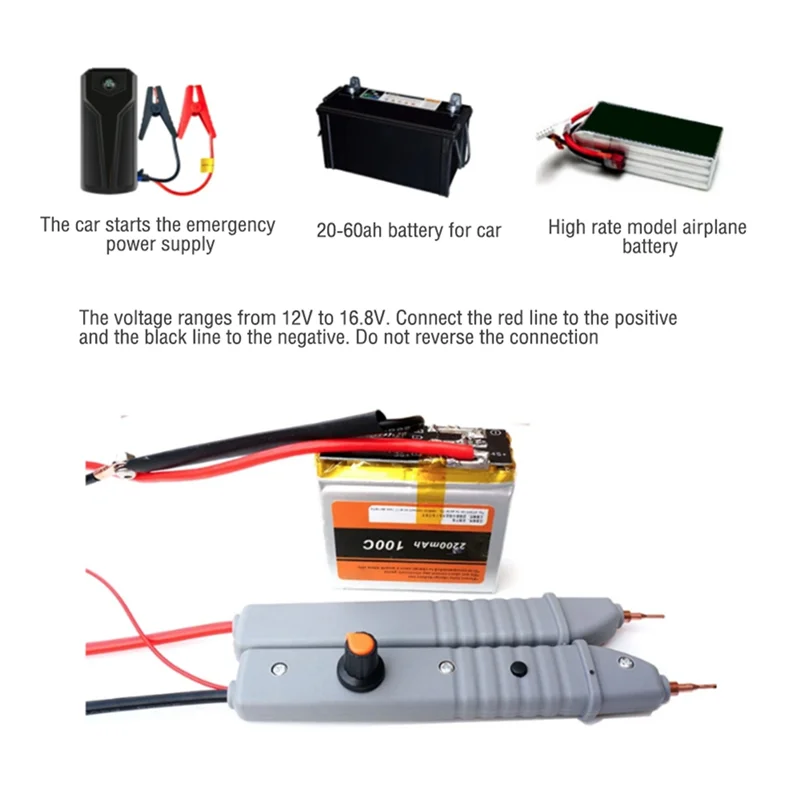 ABMR-12V-16.8V Spot Welding Machine EC5 99 Gears Stepless Adjustment Integrated Welding Pen Body 0.1-0.2MM Reusable
ABMR-12V-16.8V Spot Welding Machine EC5 99 Gears Stepless Adjustment Integrated Welding Pen Body 0.1-0.2MM Reusable