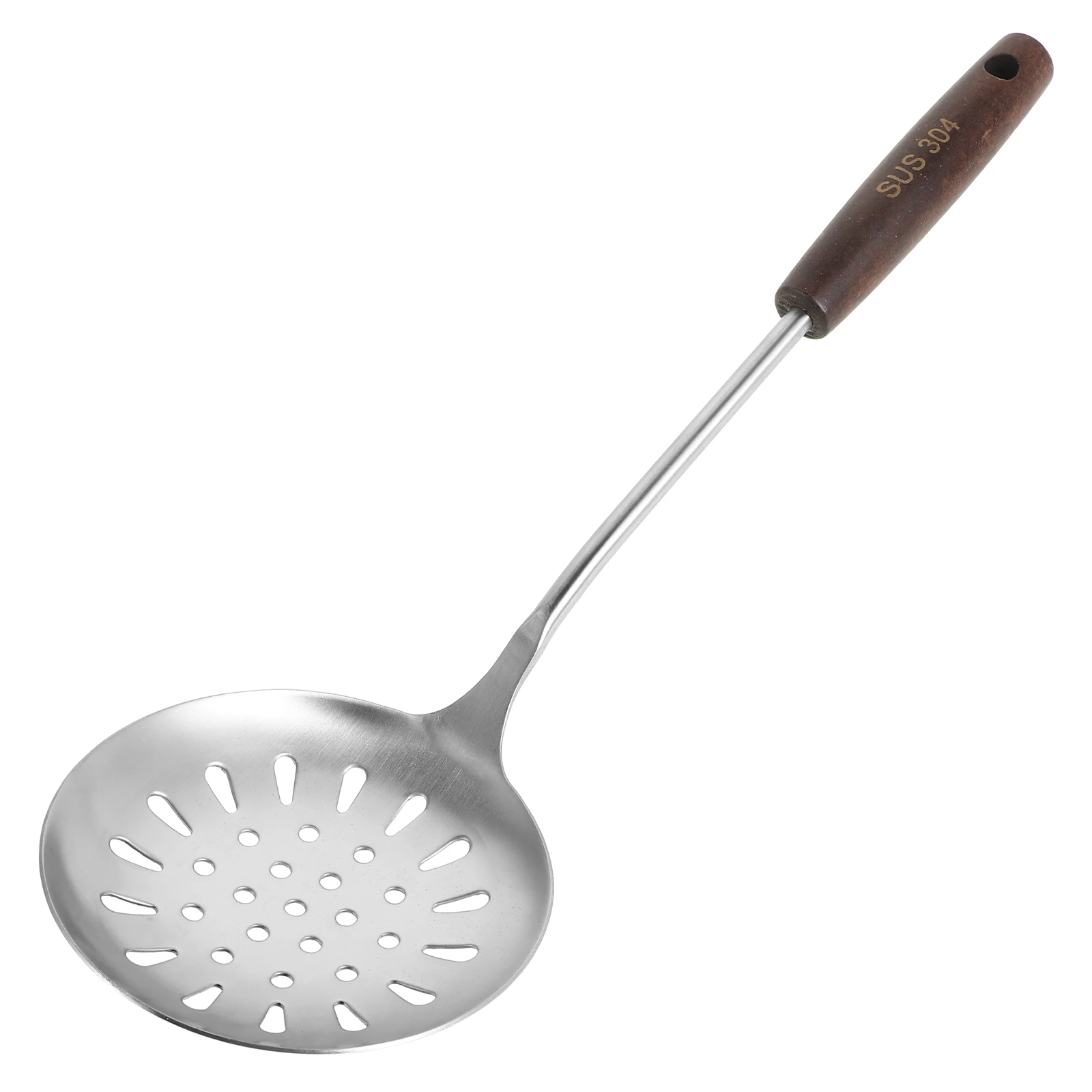 Wooden Handle Slotted Spoon Stainless Steel Perforated Cooking Ladle Kitchen Drainage Tool Asian Wok Colander Serving
Wooden Handle Slotted Spoon Stainless Steel Perforated Cooking Ladle Kitchen Drainage Tool Asian Wok Colander Serving