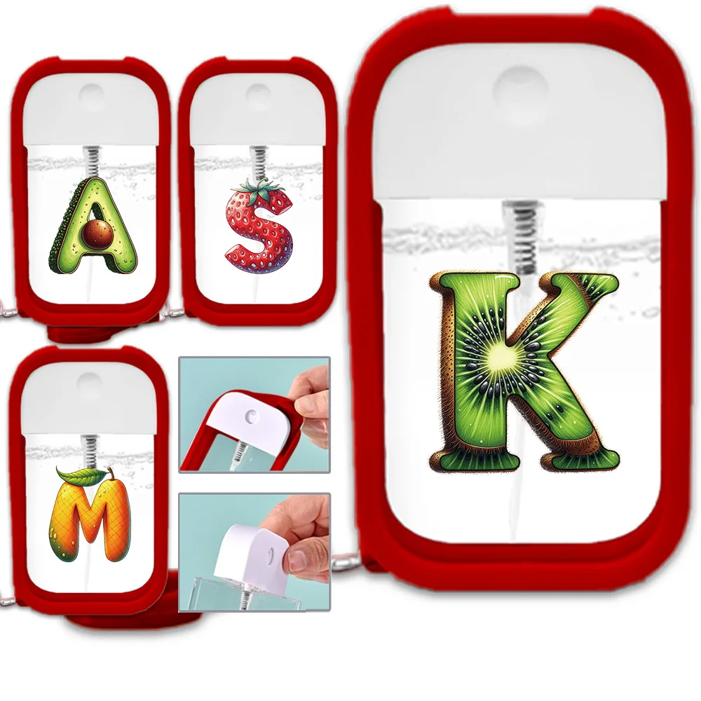Dustproof Travel Perfume Bottle with Keychain Silicone with Funnel Leak Proof Fruit letter Initial Name 26 Letters Pattern
Dustproof Travel Perfume Bottle with Keychain Silicone with Funnel Leak Proof Fruit letter Initial Name 26 Letters Pattern