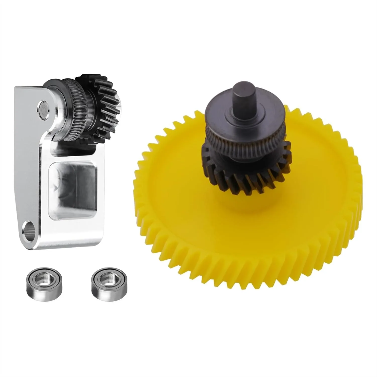 DLC Coated Hardened Steel Extruder Gear Kit for 3D Printers, Dual Gear with POM and Aluminum Handle
DLC Coated Hardened Steel Extruder Gear Kit for 3D Printers, Dual Gear with POM and Aluminum Handle