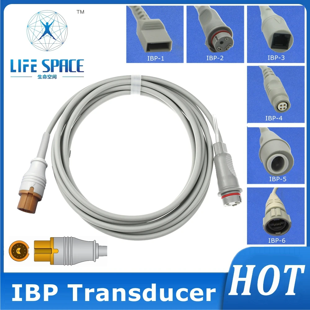 IBP Cable For Utah BD Abbott B.Braun Edward Pressure Transducer FOR F*ukuda 12pin
IBP Cable For Utah BD Abbott B.Braun Edward Pressure Transducer FOR F*ukuda 12pin