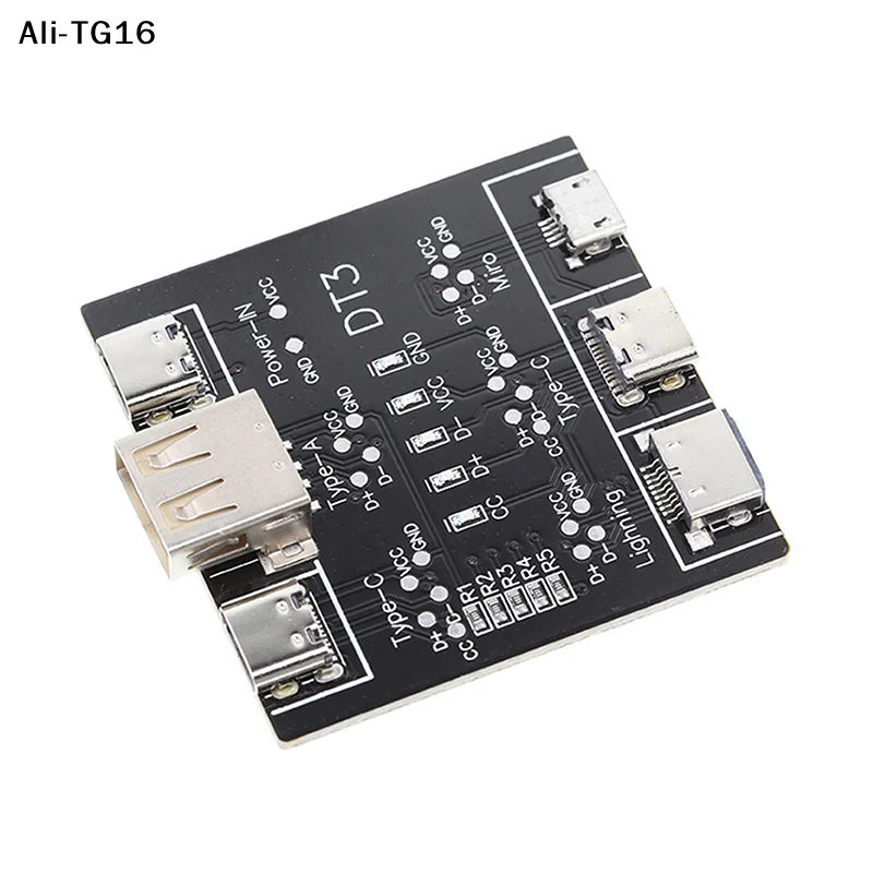 【A16h】DT3 Data Cable Detection Board USB Tester For Type-C Micro USB C Short Circuit On-Off Switching Diagnose Test Board Tool
【A16h】DT3 Data Cable Detection Board USB Tester For Type-C Micro USB C Short Circuit On-Off Switching Diagnose Test Board Tool